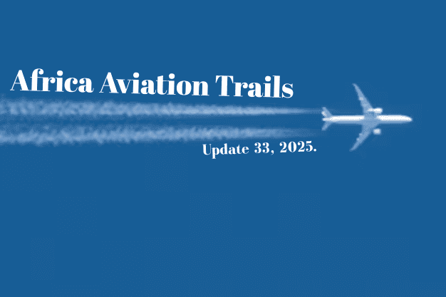Africa Weekly Aviation Trails: Week 33, 2025.