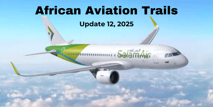 Africa Weekly Aviation Trails: Week 12, 2025.