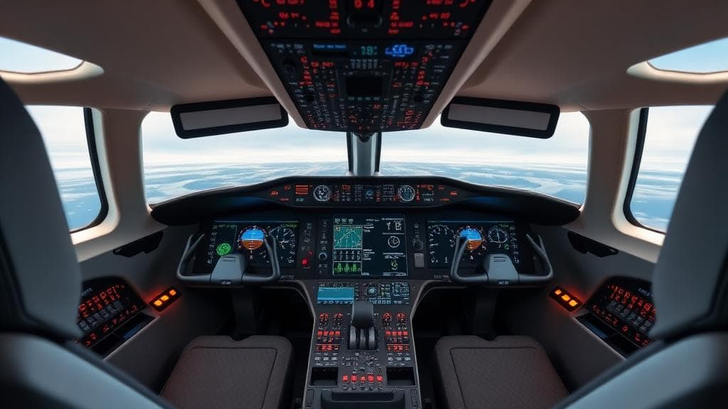 Modern aircraft cockpit technology